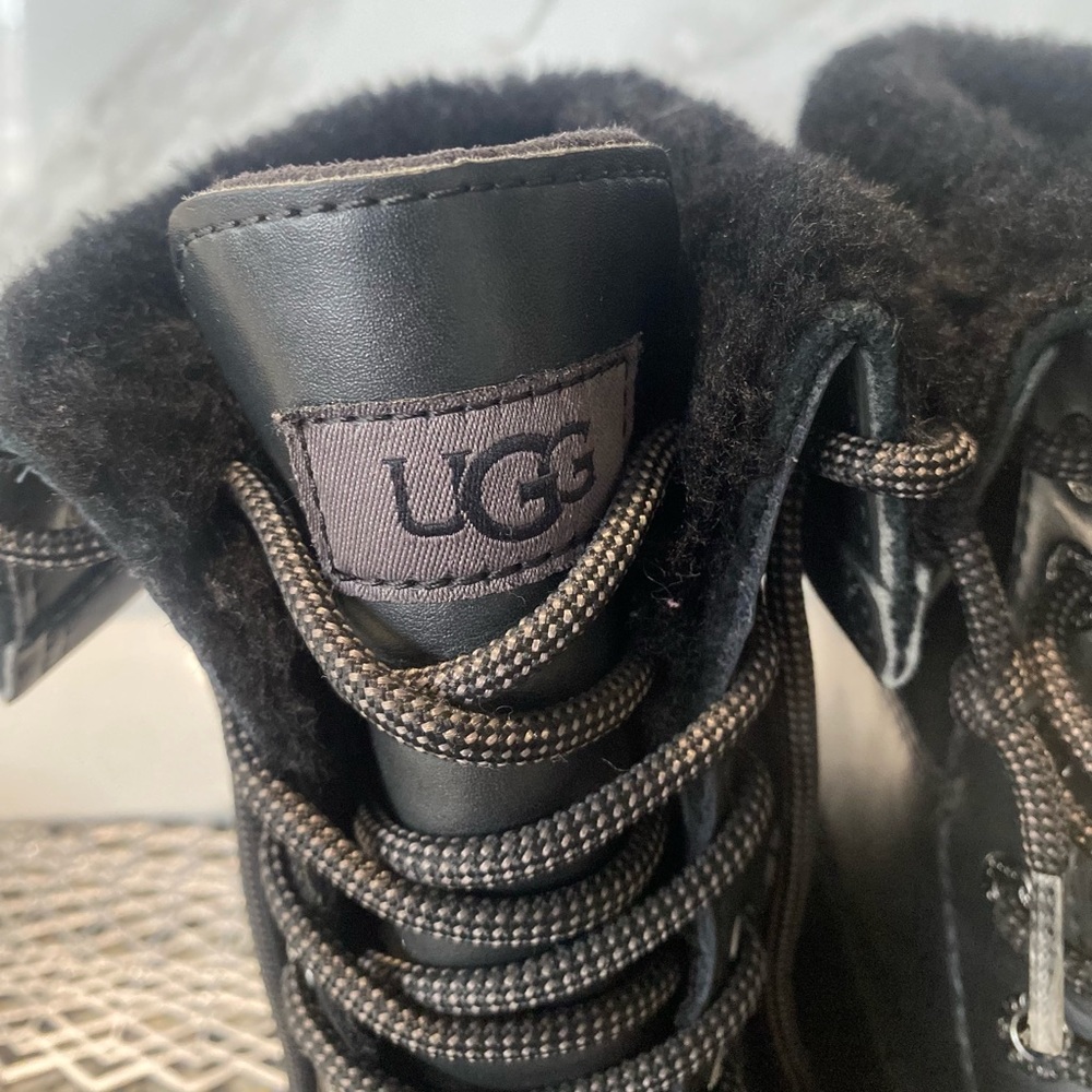 UGG® Butte II CWR Boot - Little Kid / Big Kid - Black - Picture 8 of 16